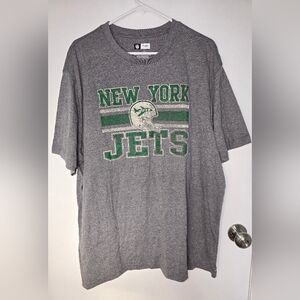 New York Jets Distressed T-Shirt 2XL